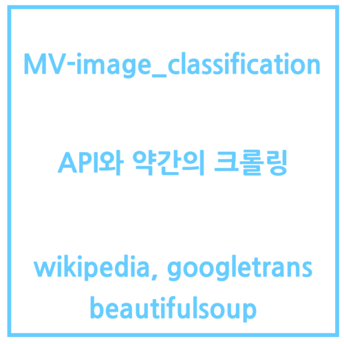 위키 API, 구글번역API와 약간의 크롤링